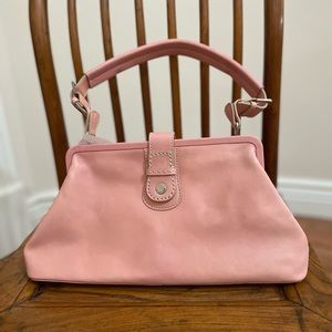 Hilfiger frame satchel purse pink